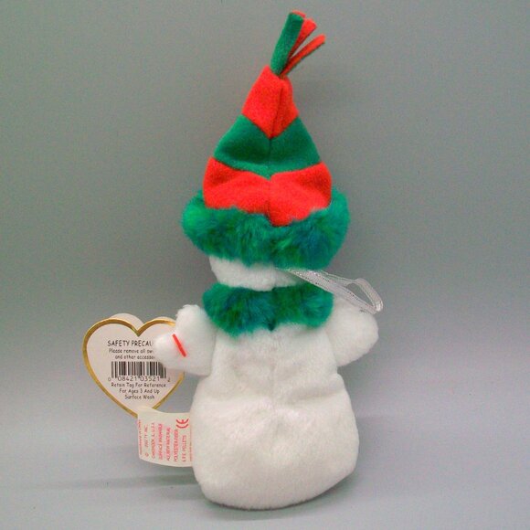 Ty Jingle Beanies Snowmen Ornament Set 2002 Snowgirl 2003 Chillin 2004 Melton - Picture 6 of 15